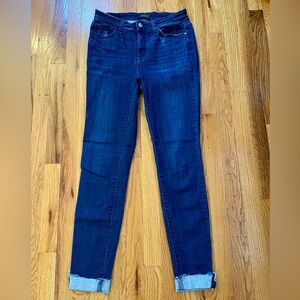 Judy Blue High Waisted Dark Blue Skinny Jeans size 9/29